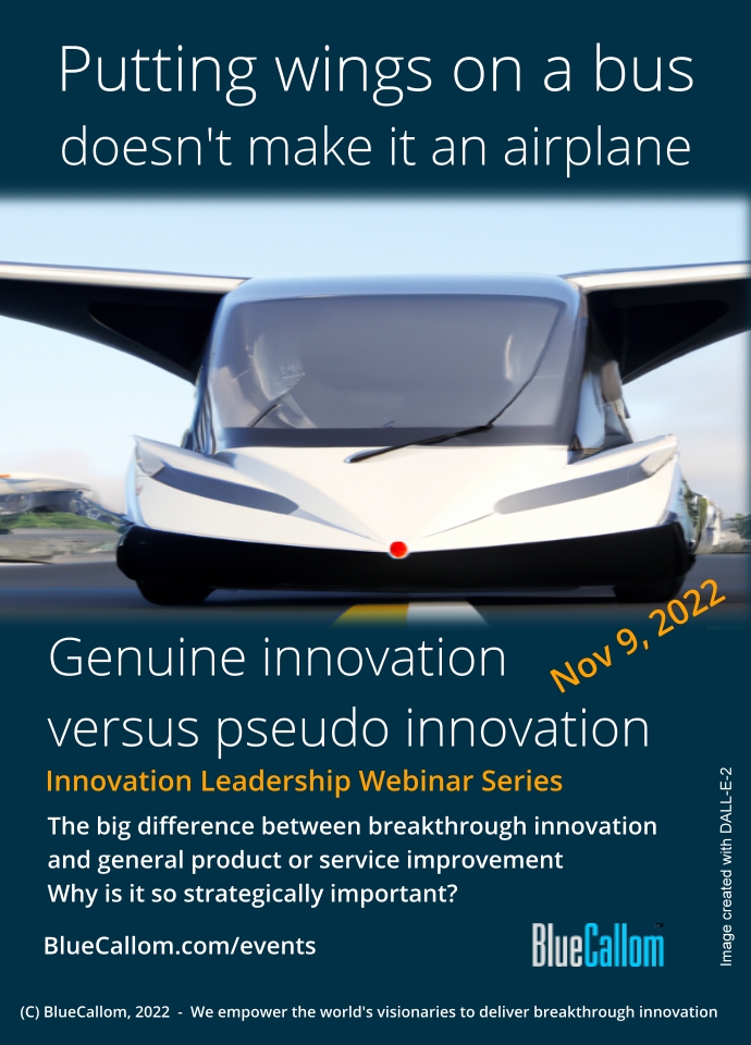 Genuine versus pseudo innovation